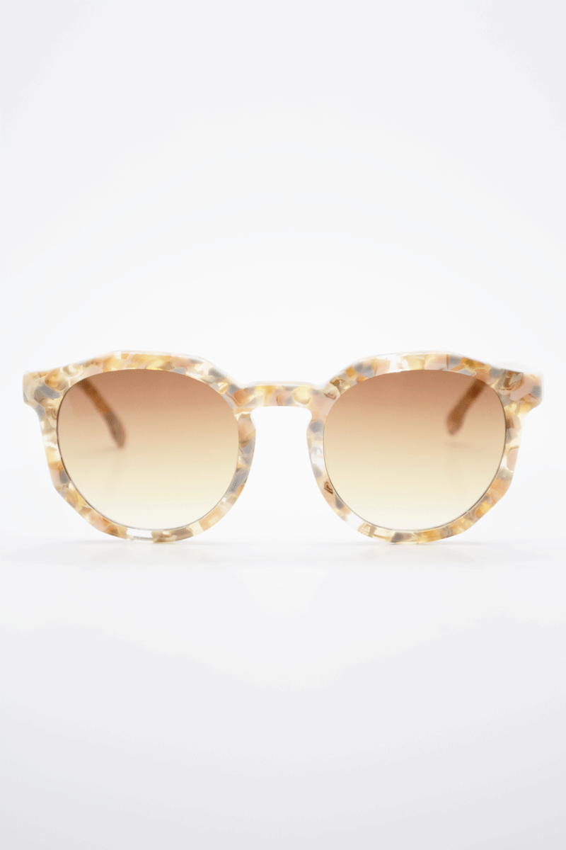 fourty8 pink terrazzo sunglasses