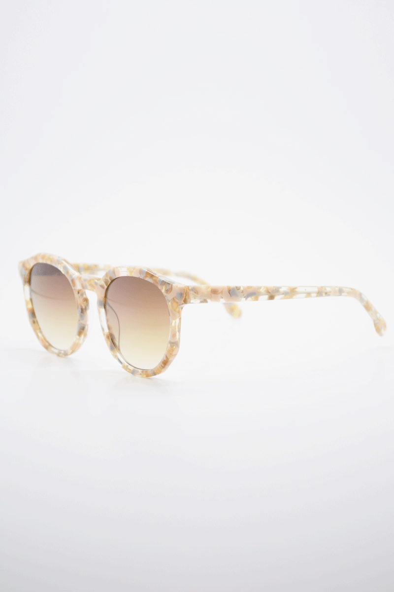 fourty8 pink terrazzo sunglasses