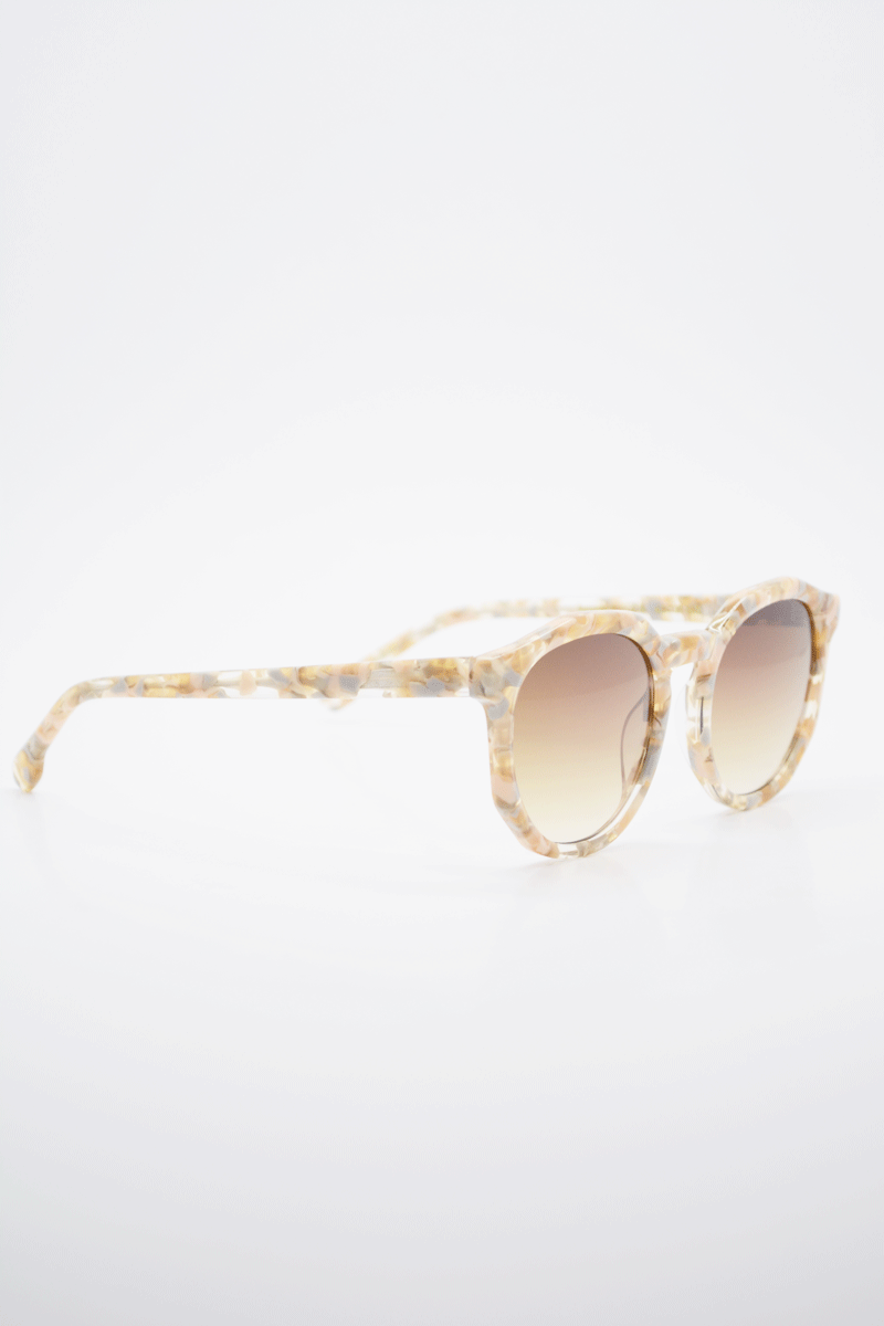 fourty8 pink terrazzo sunglasses