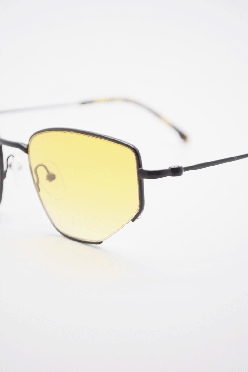 fourty6 matt black sunglasses