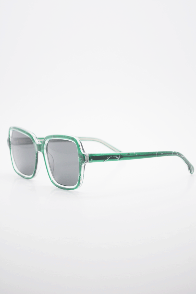 fourty7 green marble sunglasses