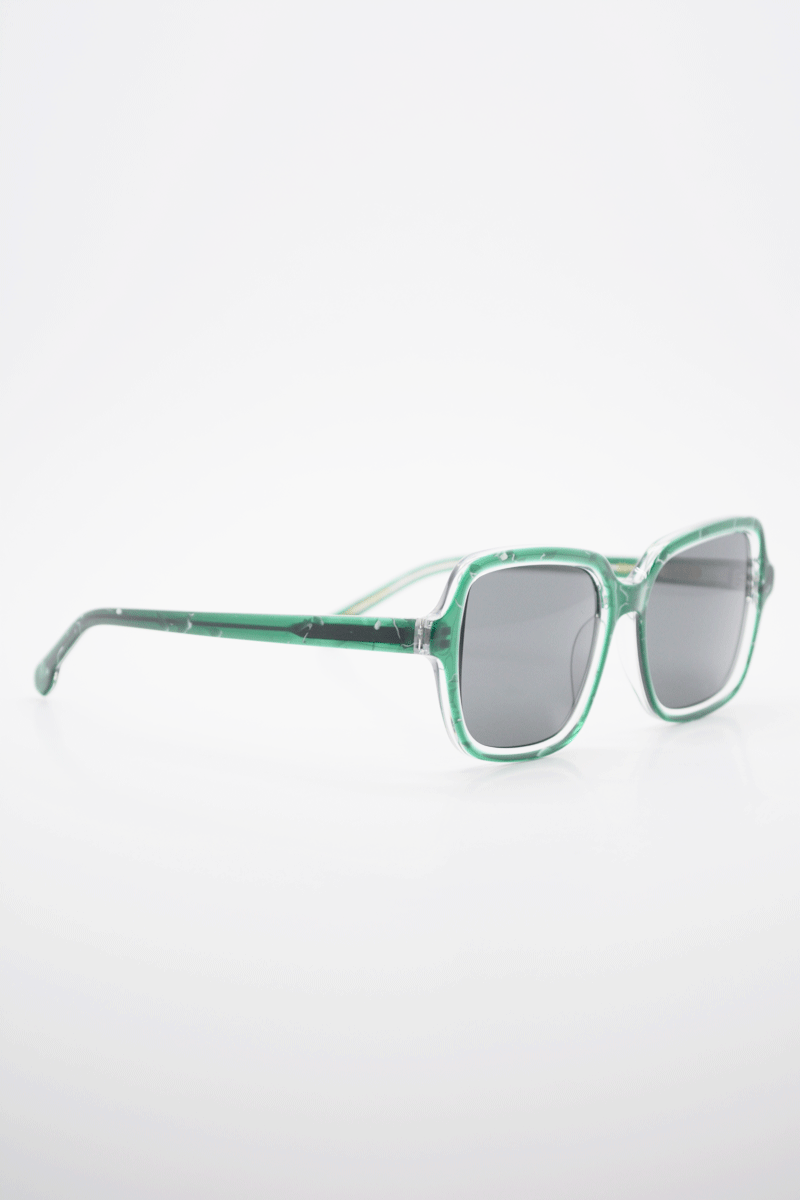 fourty7 green marble sunglasses