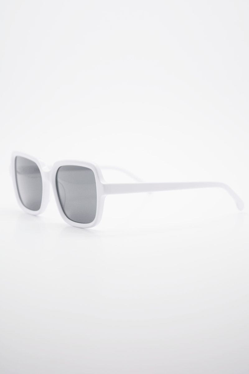 fourty7 white sunglasses