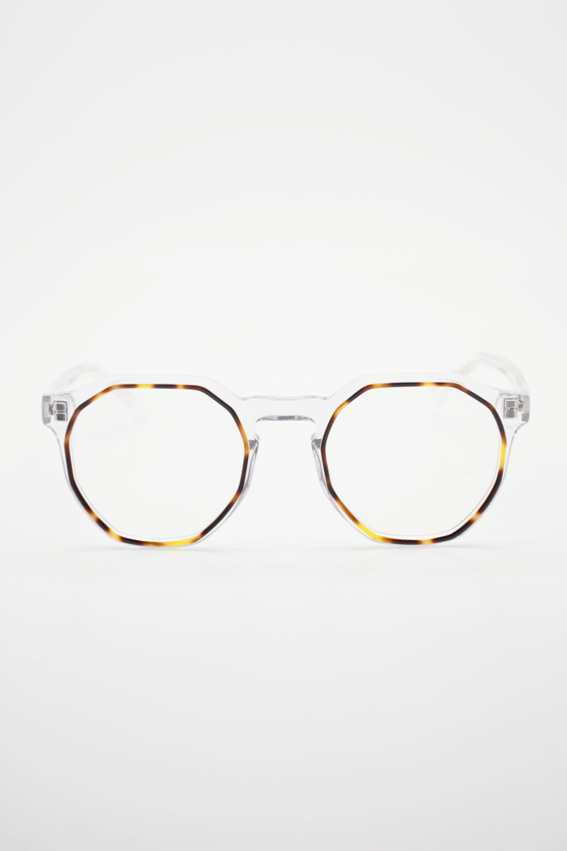 three optical clear-tortoise