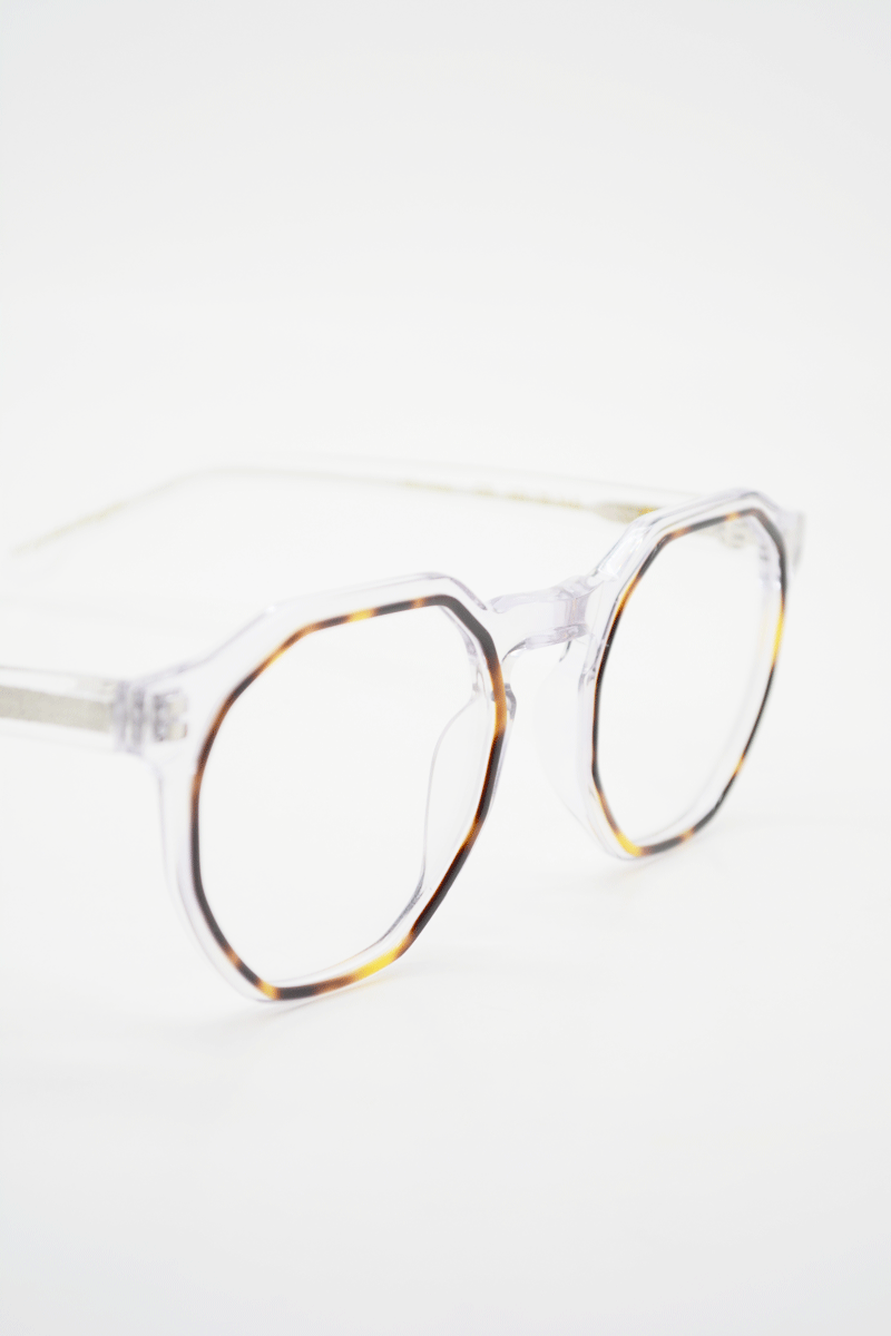 three optical clear-tortoise