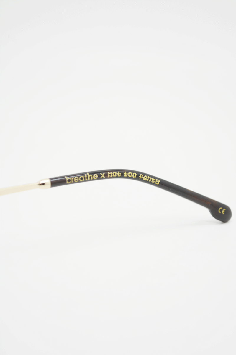 fourty4 tortoise gold sunglasses x not too fancy